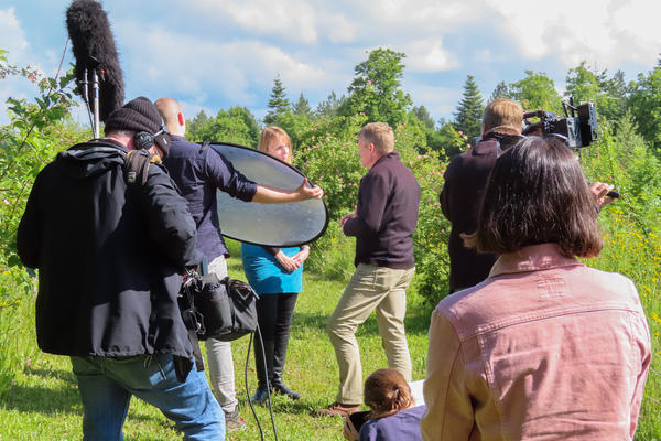 bbc countryfile  harcourt arboretum  filming at the arboretum