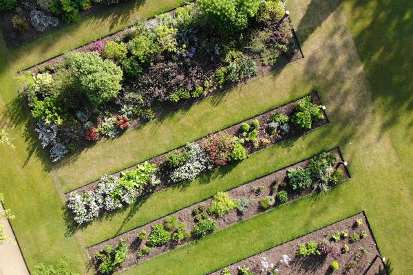 botanic garden drone  taxnomic beds 3  summer