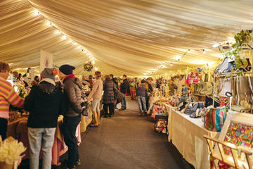 christmas fair marquee