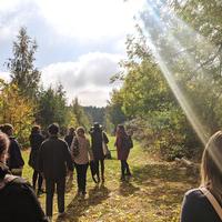Social prescribers on a tour of the Arboretum